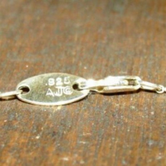 Sterling Silver Rhino Charm Necklace Alberto Juan - Picture 4 of 6